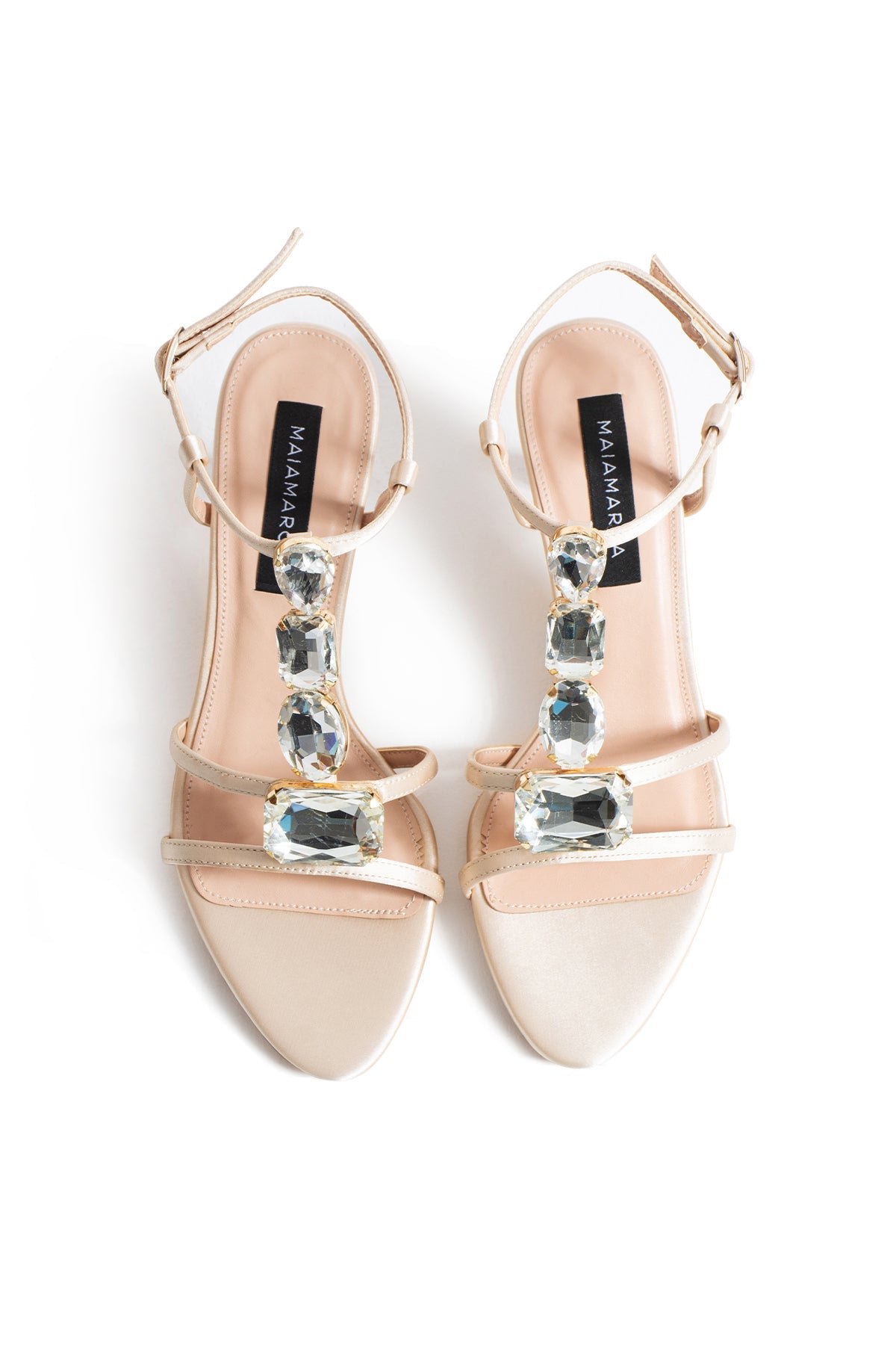 Norr Heeled Sandals - Beige