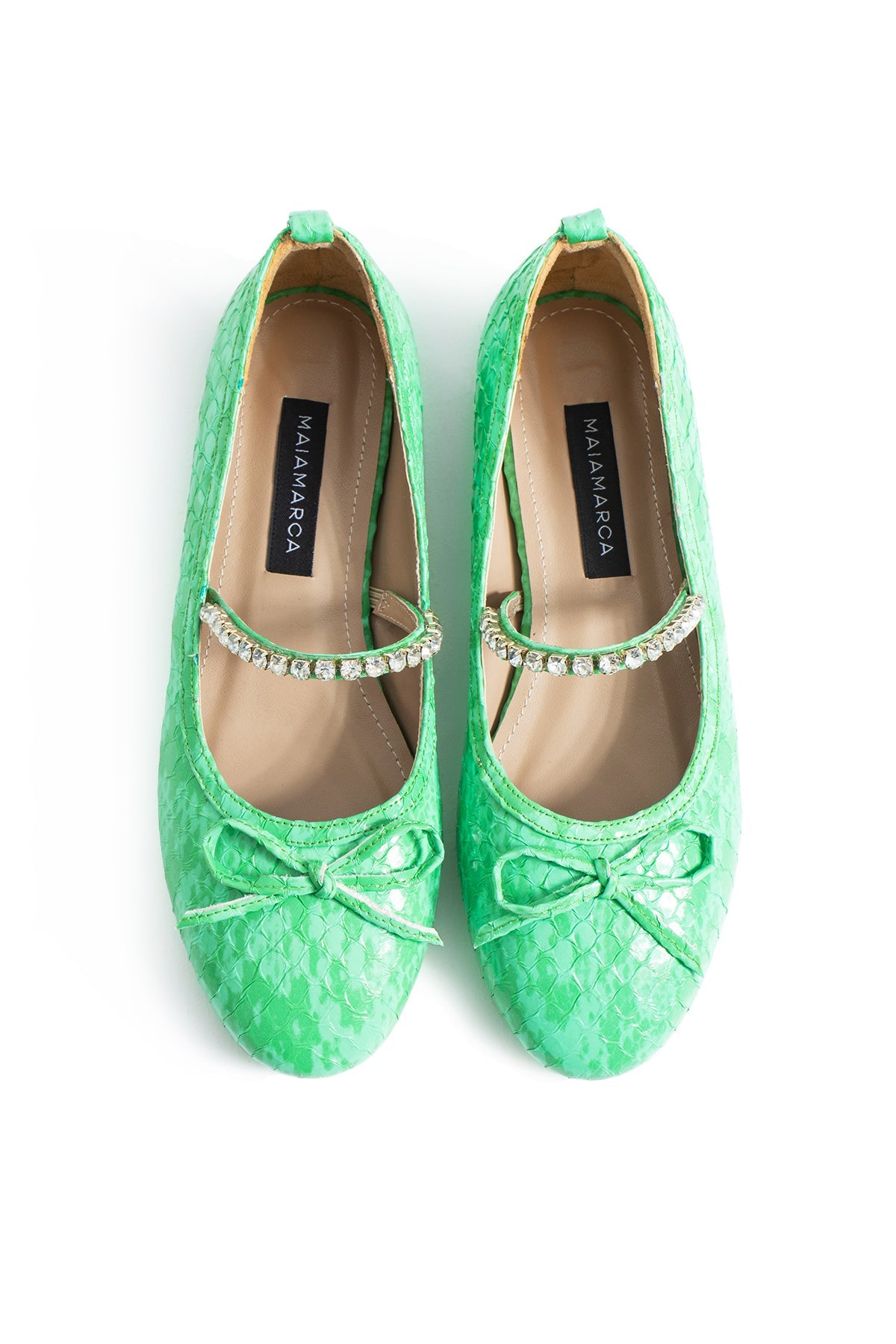 Ondine Ballerinas - Green