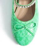 Ondine Ballerinas - Green