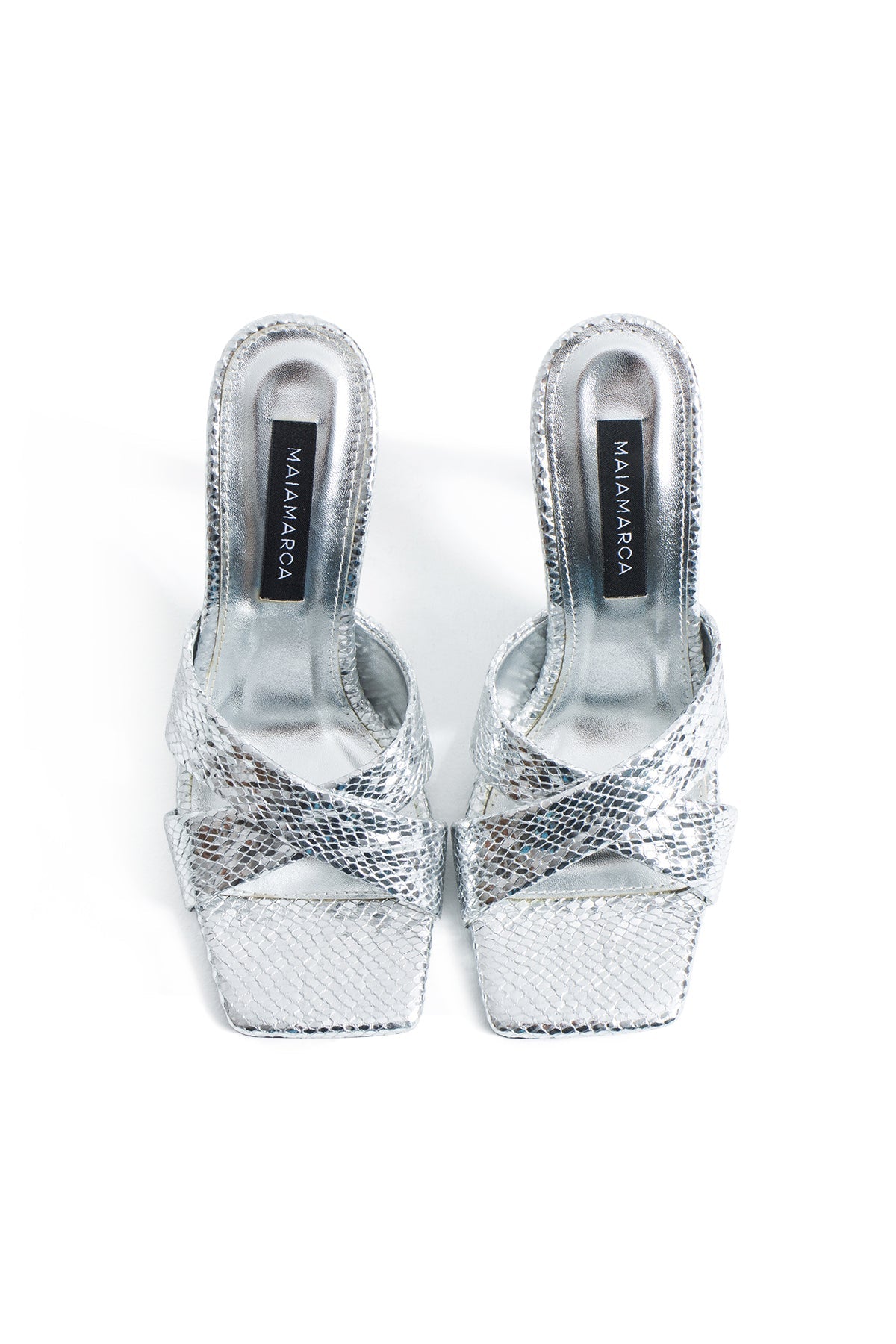 Saphira Mules - Silver