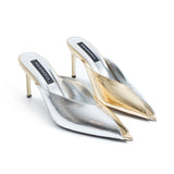 Serena Mules - Silver
